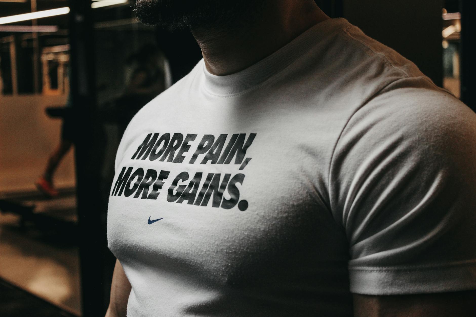 man at the gym